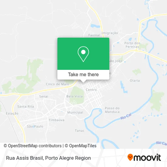 Rua Assis Brasil map