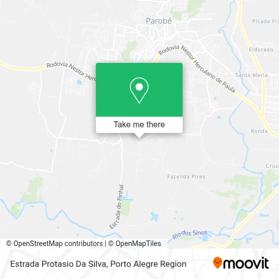 Estrada Protasio Da Silva map