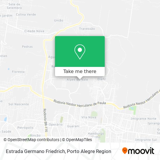 Estrada Germano Friedrich map