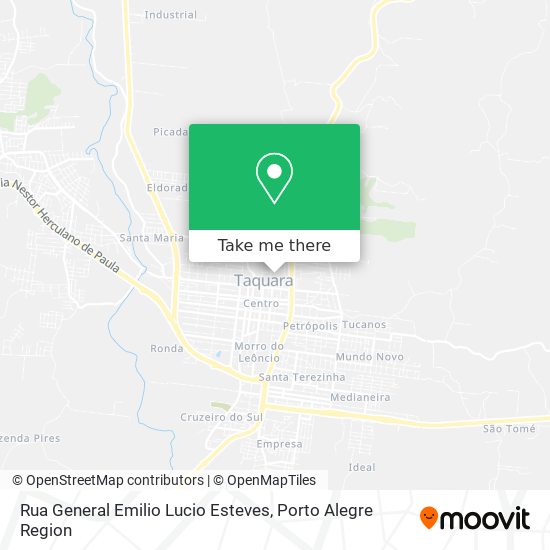 Rua General Emilio Lucio Esteves map