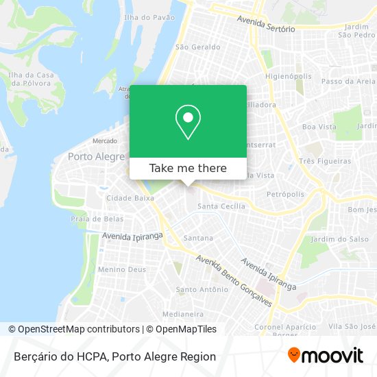 Berçário do HCPA map