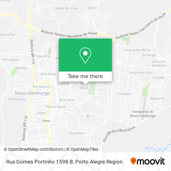 Rua Gomes Portinho 1598 B map