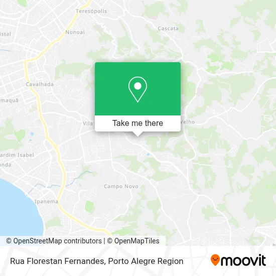 Rua Florestan Fernandes map