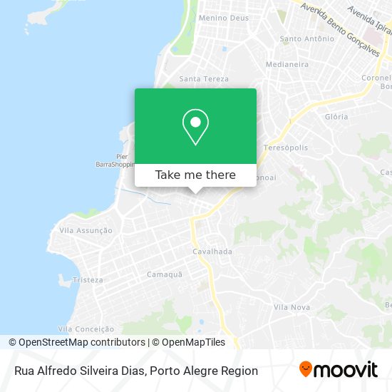 Mapa Rua Alfredo Silveira Dias