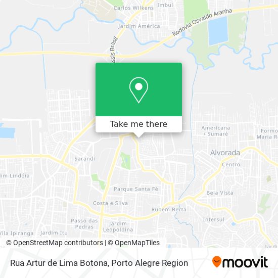 Rua Artur de Lima Botona map