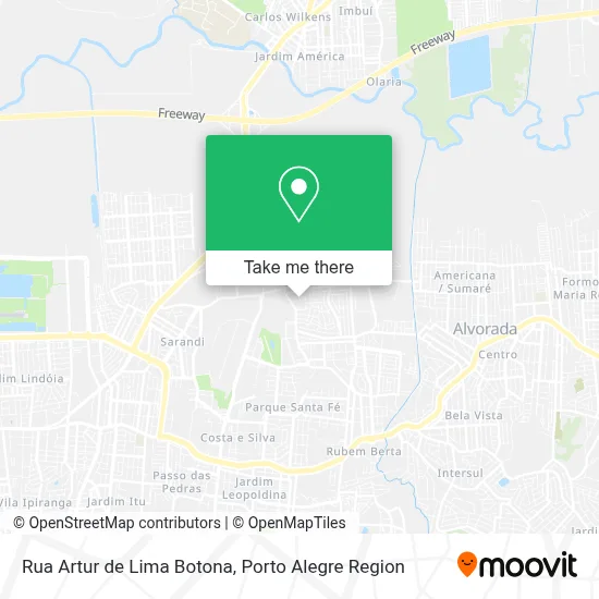 Rua Artur de Lima Botona map