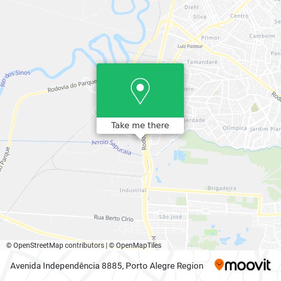 Avenida Independência 8885 map