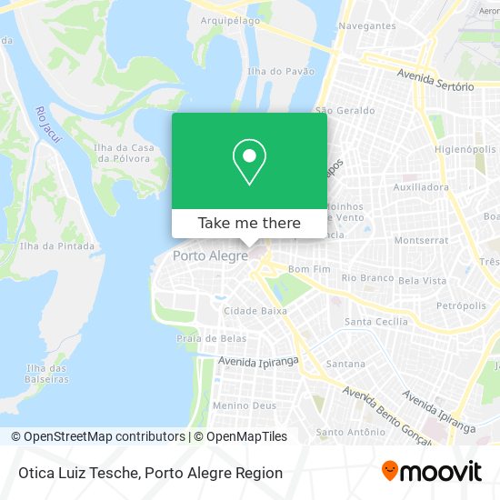 Mapa Otica Luiz Tesche