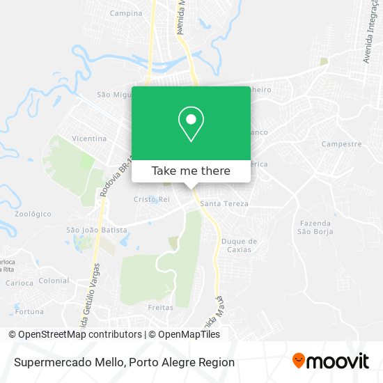 Mapa Supermercado Mello