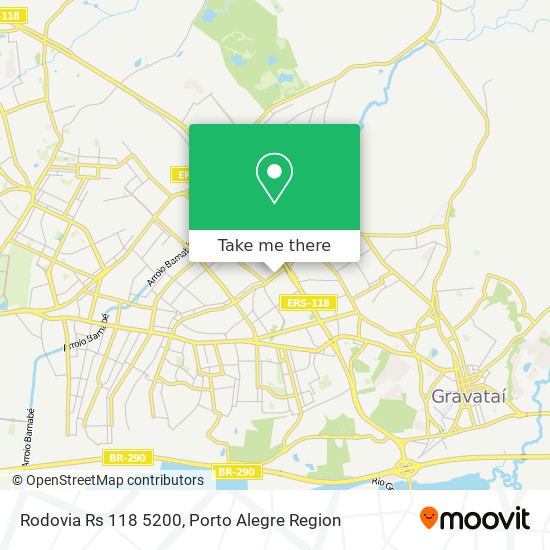 Rodovia Rs 118 5200 map