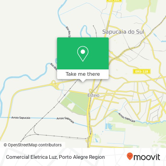 Comercial Eletrica Luz map