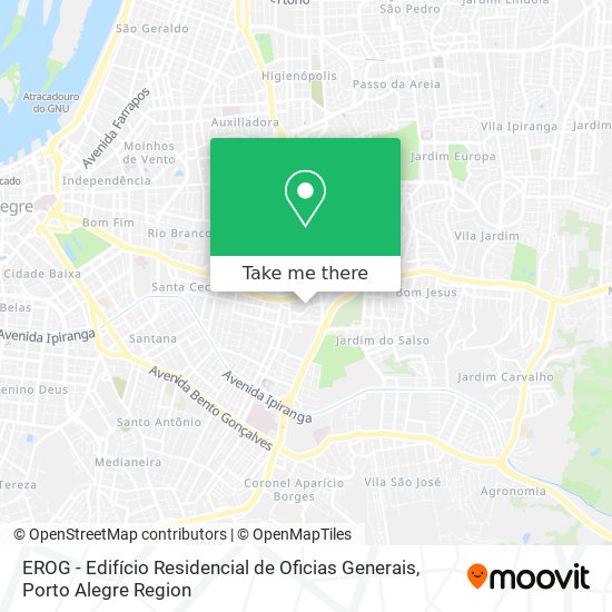 EROG - Edifício Residencial de Oficias Generais map