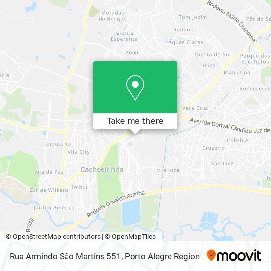 Rua Armindo São Martins 551 map