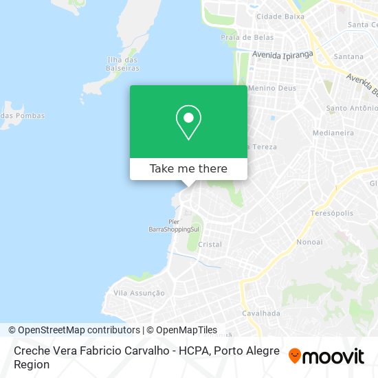 Mapa Creche Vera Fabricio Carvalho - HCPA