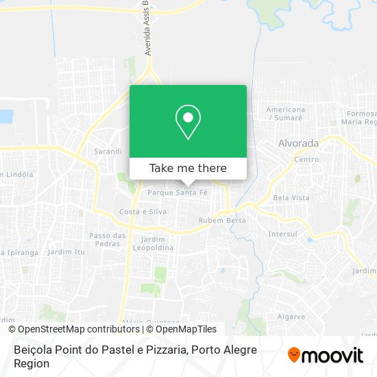 Beiçola Point do Pastel e Pizzaria map