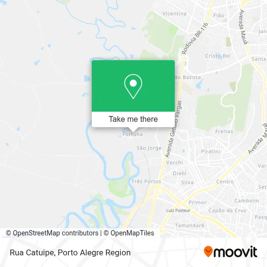 Rua Catuipe map