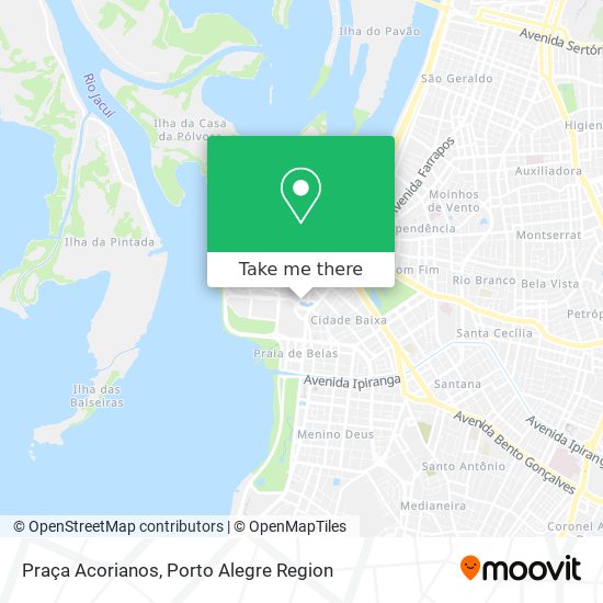 Praça Acorianos map