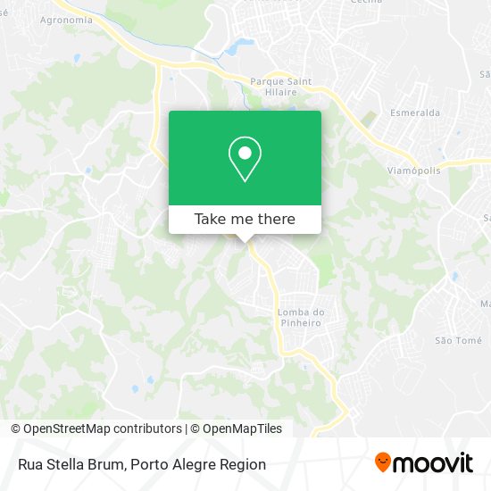 Mapa Rua Stella Brum