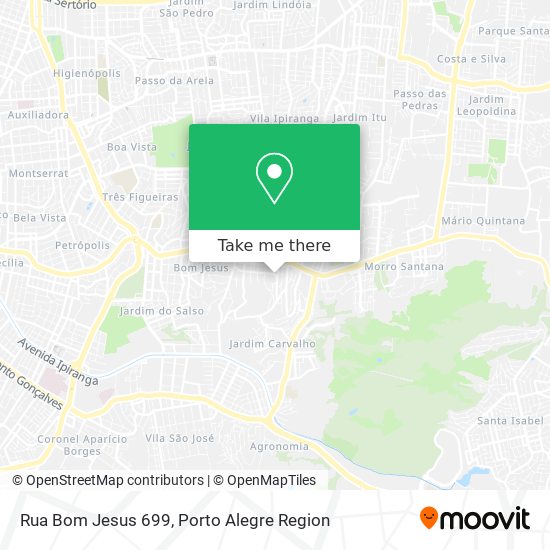 Rua Bom Jesus 699 map