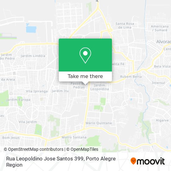 Rua Leopoldino Jose Santos 399 map