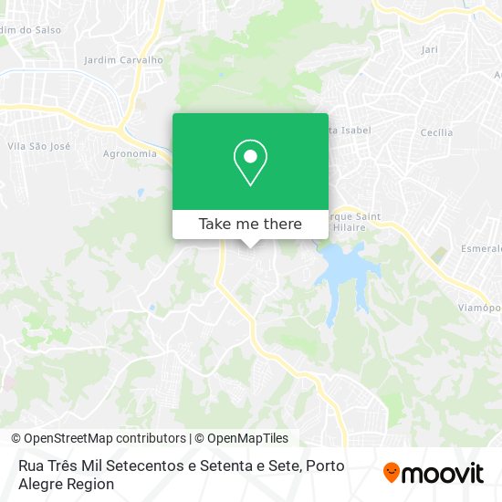 Rua Três Mil Setecentos e Setenta e Sete map