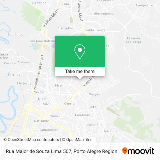 Rua Major de Souza Lima 507 map