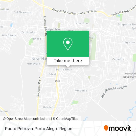 Posto Petrovin map