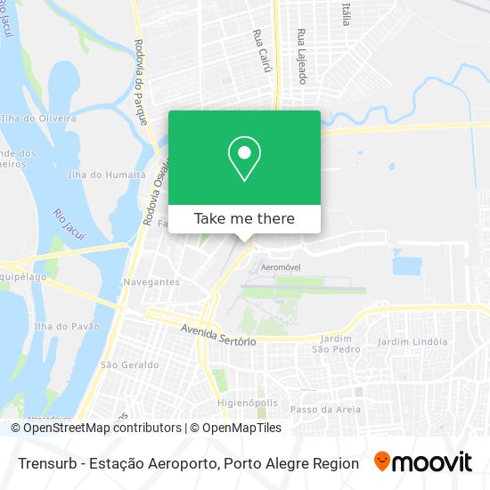 Trensurb - Estação Aeroporto map