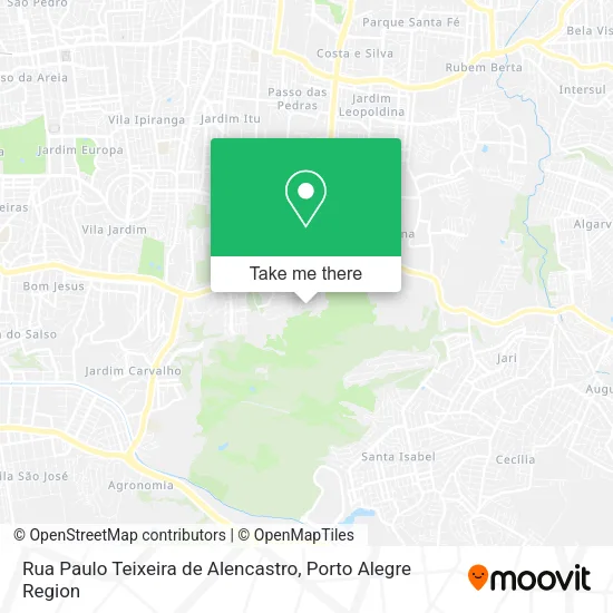 Rua Paulo Teixeira de Alencastro map