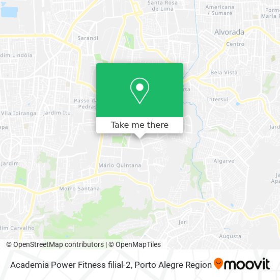 Mapa Academia Power Fitness filial-2
