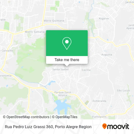 Rua Pedro Luiz Grassi 360 map