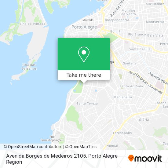 Avenida Borges de Medeiros 2105 map