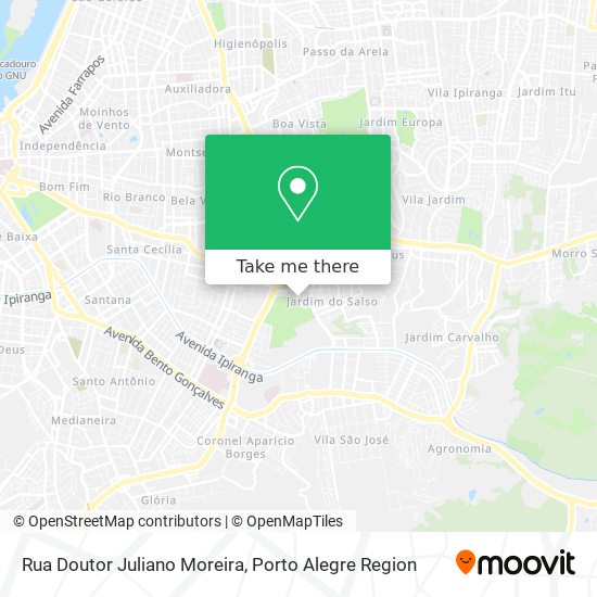 Rua Doutor Juliano Moreira map