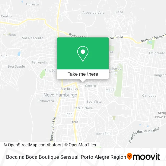 Boca na Boca Boutique Sensual map