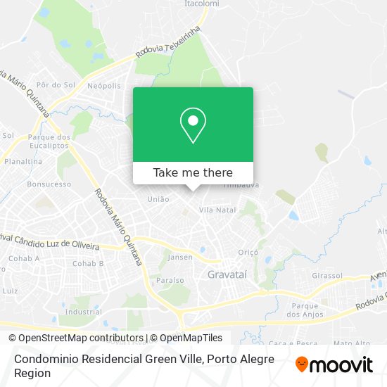 Condominio Residencial Green Ville map