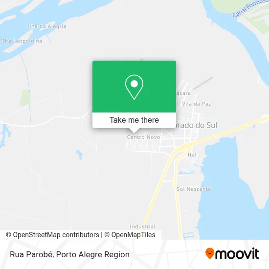 Rua Parobé map