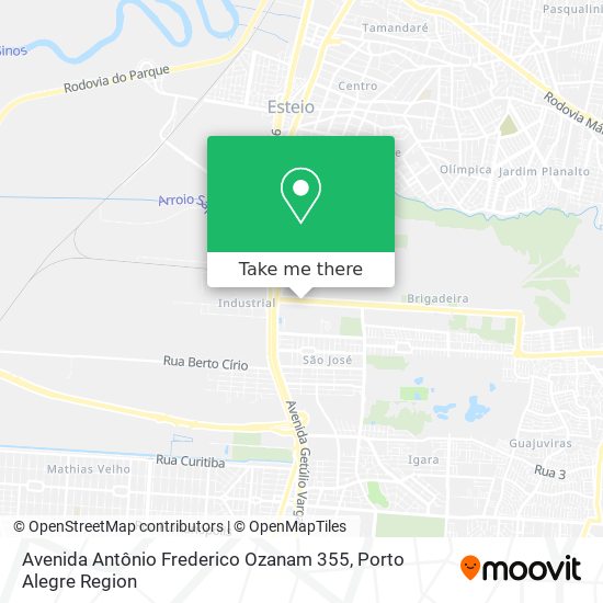 Avenida Antônio Frederico Ozanam 355 map