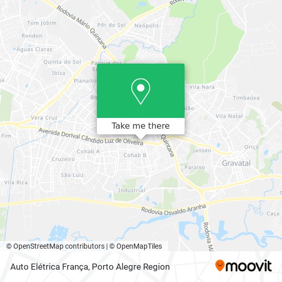 Auto Elétrica França map