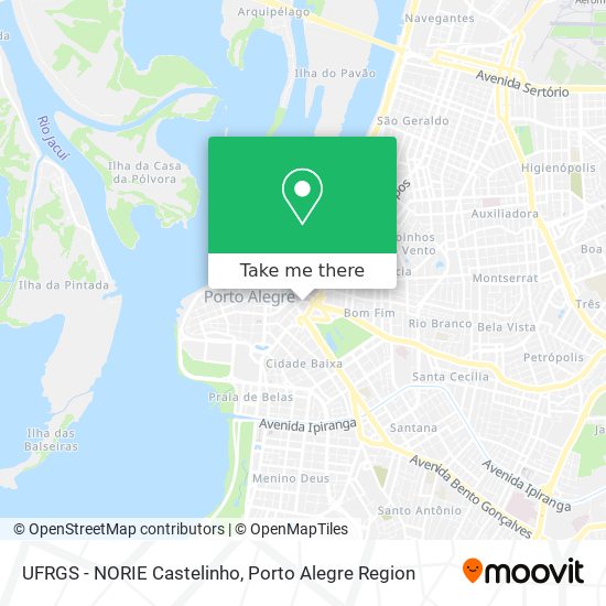 UFRGS - NORIE Castelinho map
