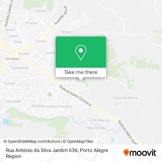 Mapa Rua Antônio da Silva Jardim 636