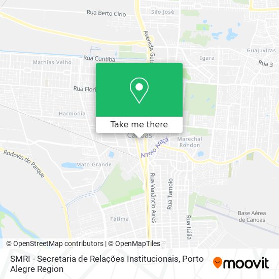 SMRI - Secretaria de Relações Institucionais map