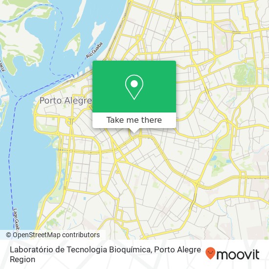 Laboratório de Tecnologia Bioquímica map