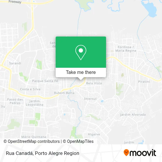 Rua Canadá map