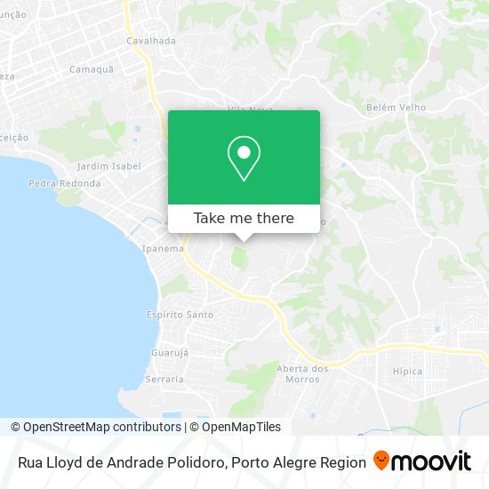 Mapa Rua Lloyd de Andrade Polidoro