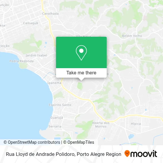 Rua Lloyd de Andrade Polidoro map