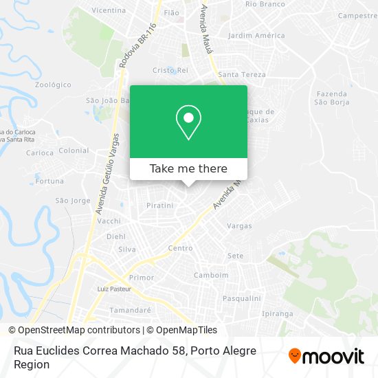 Rua Euclides Correa Machado 58 map