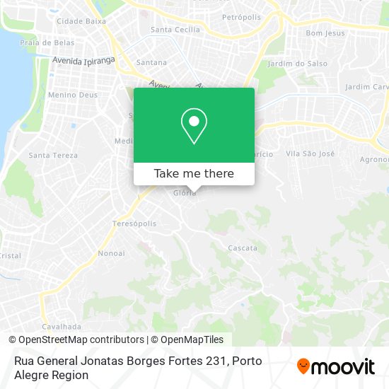 Mapa Rua General Jonatas Borges Fortes 231