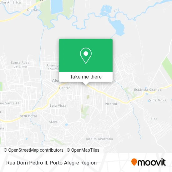 Rua Dom Pedro II map