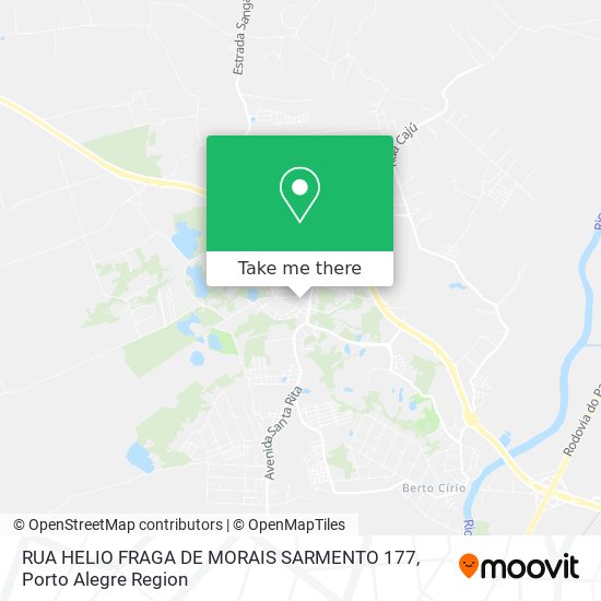 Mapa RUA HELIO FRAGA DE MORAIS SARMENTO 177