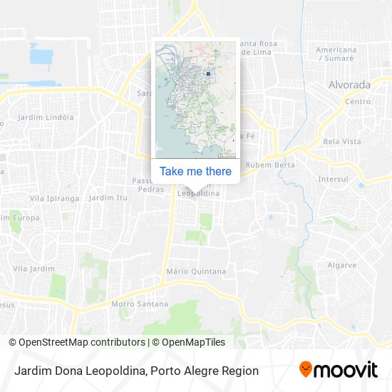 Jardim Dona Leopoldina map